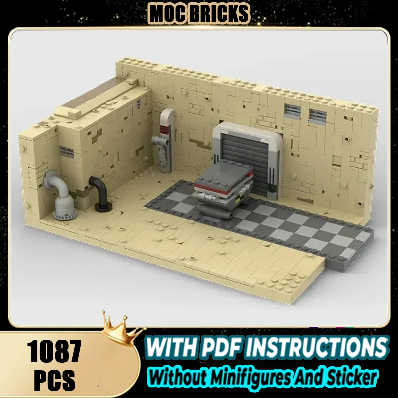 

Звездный фильм Moc, строительные кирпичи, побег галактики, базовая модель, технологические блоки, классические сцены из фильмов, игрушка, набор «сделай сам», сборка, подарки