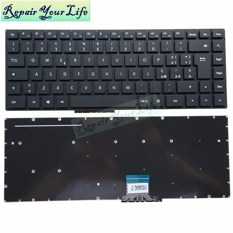 

Germany Italian Spanish US English Laptop Keyboard for Huawei MateBook D MRC-W50R MRC-W60 PL-W29 NSK-330SQ 9Z.NE7SQ.001 Original