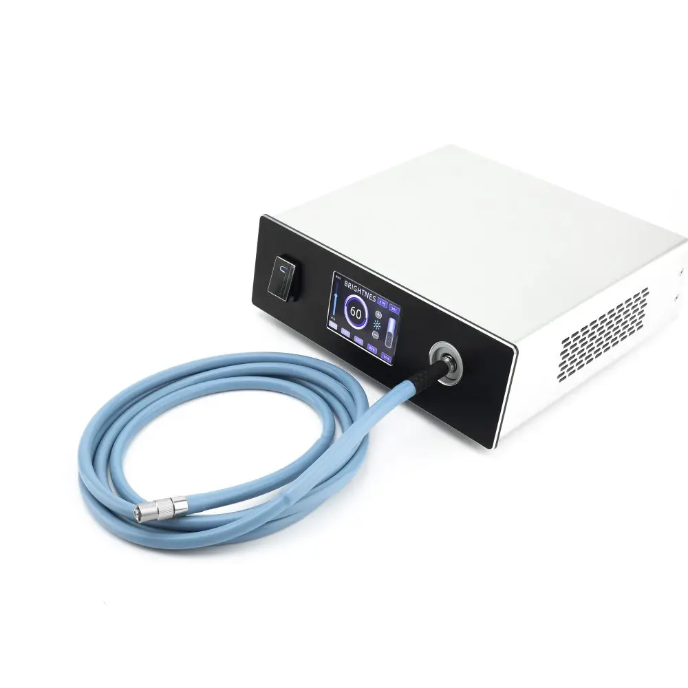 Laparoscopic Arthroscopic 120VA Endoscope Light Source With 3.5 Inch Touch Screen Adjustable Brightness Cold LED Light Source
