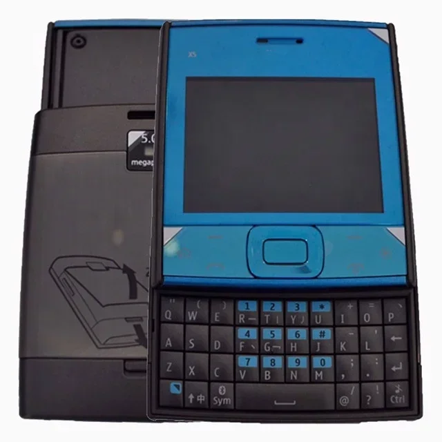 

Free Shipping For Nok X5-01 Original Unlocked Super Cheap Classic Slider QWERTY Mobile Cell Phone By Post