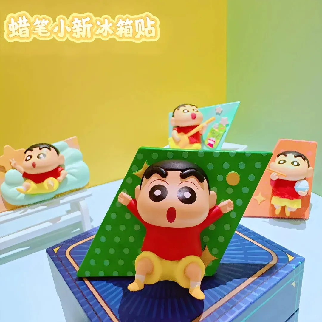 

Genuine Crayon Shin-Chan 3d Magnetic Refrigerator Sticker Blind Box - Happy Fragments Trendy Healing Doll Toy For Christmas Gift