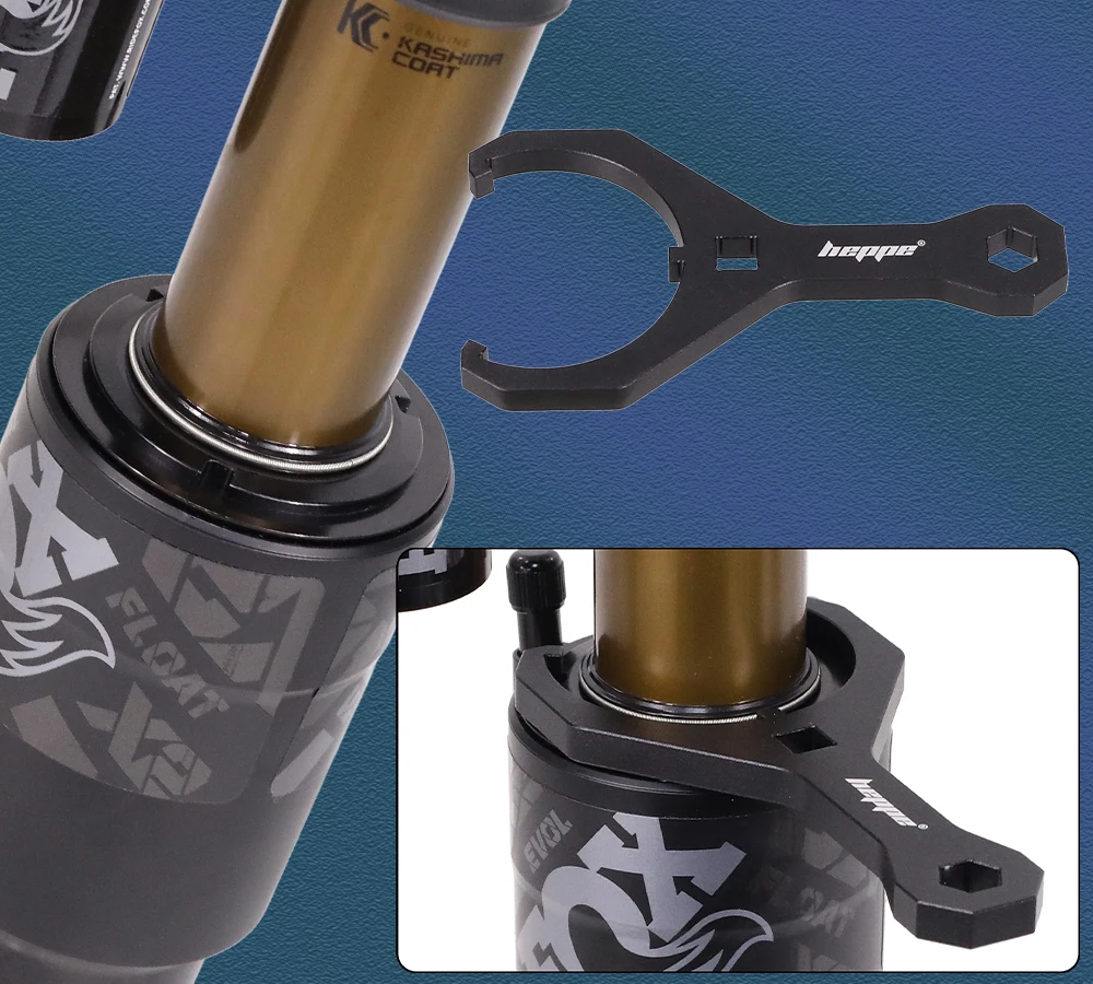 HEPPE Fahrrad-Hinterbaudämpfer-Reparaturwerkzeug für FOX Float X2 Serie Hinterradfederungsdämpfer – Detail 8