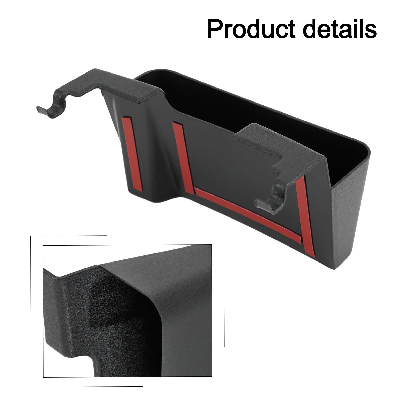 

Органайзер для хранения в подлокотнике с держателем для телефона для Jeep Wrangler JK, центральная консоль, АБС-пластик, для интерьера автомобиля