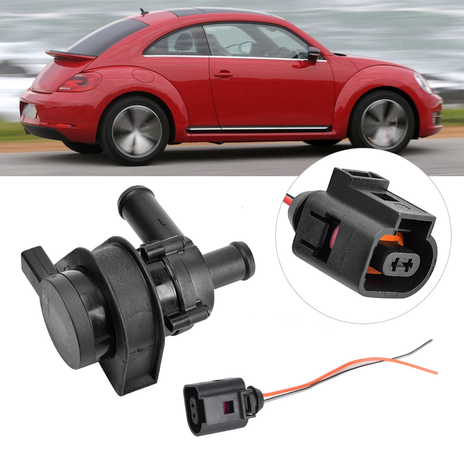 Water Auxiliary Pump 1K0965561J Car Water Auxiliary Pump Fit for Other Vehicle Aftermarket Replacement