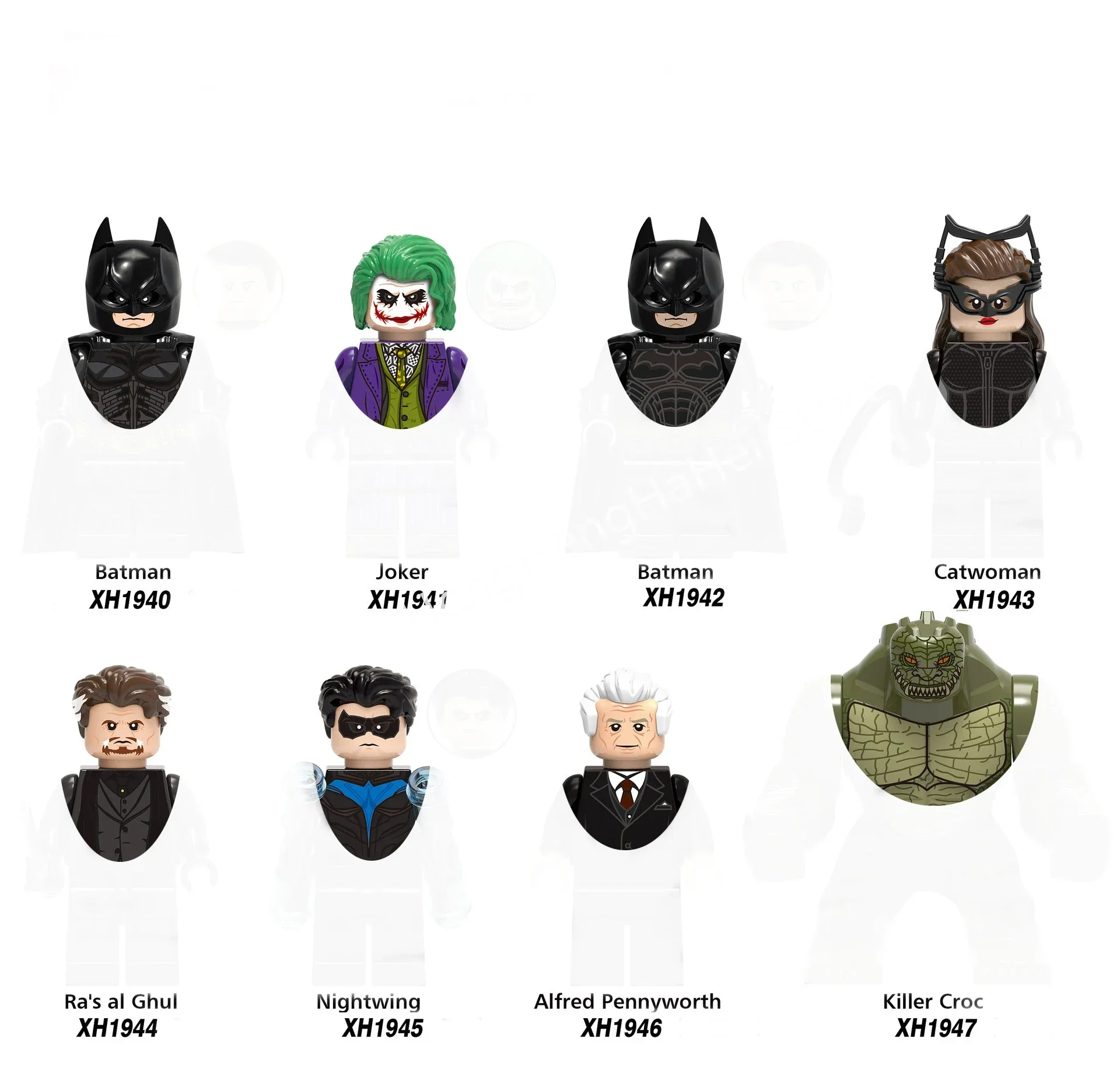 Blok Bangunan Kartun Anime Iron Man Pahlawan Super Mainan Figur Boneka Blok Rakitan Hadiah Natal Anak-anak