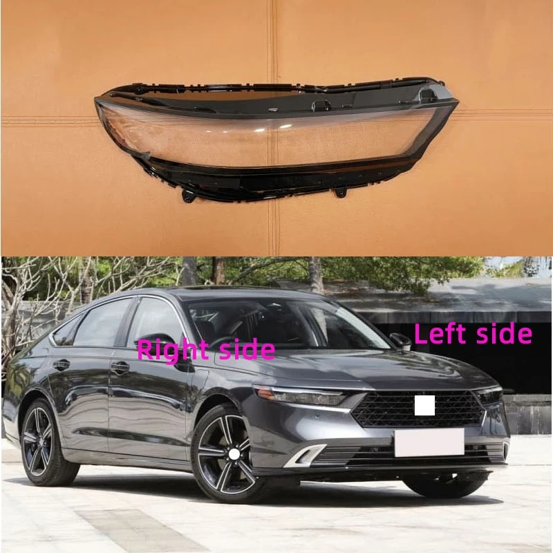 For HONDA Accord 11 Generation 2023 2024 Car Headlight Shell Headlamp Lens Cover Replace Lamp Shade Headlamp Glass