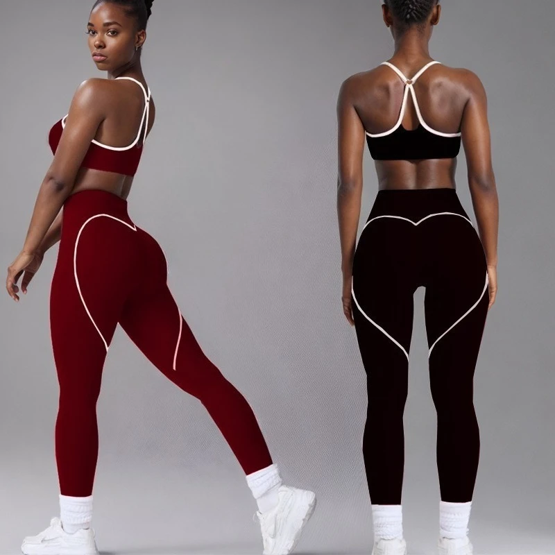 

Спортивная одежда из 2 предметов, женский комплект для йоги, спортивная одежда, спортивная одежда, костюмы для йоги, комплект для фитнеса, спортивные костюмы, спортивный бюстгальтер, леггинсы для спортзала