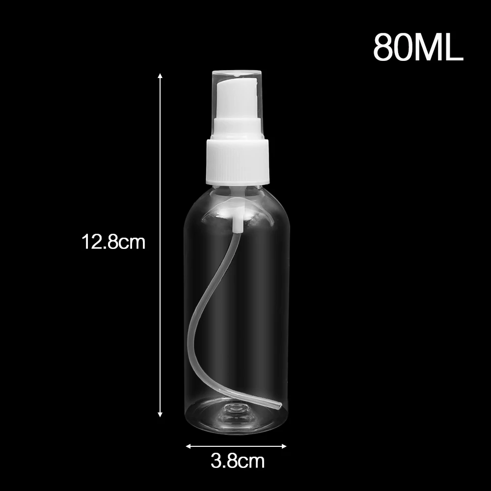 30/100//150/250 ml Nachfüllbare Flaschen Transparenter Kunststoff Parfümzerstäuber Mini Leere Sprühflaschen Tragbares Reisezubehör