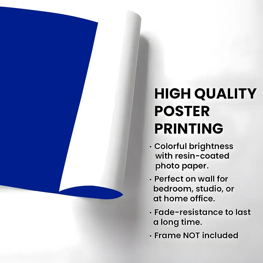 Artist Yves Klein Art Poster Self-adhesive Art Waterproof Paper Sticker Coffee House Bar Room Wall Decor