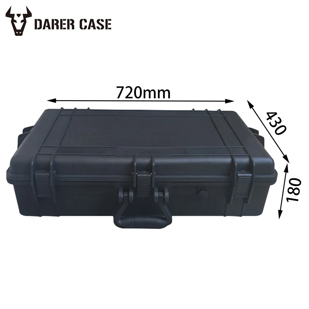 

DPC132 720*430*180mm Waterproof Carrying Case Tactical Pelican Case Big Flight Case