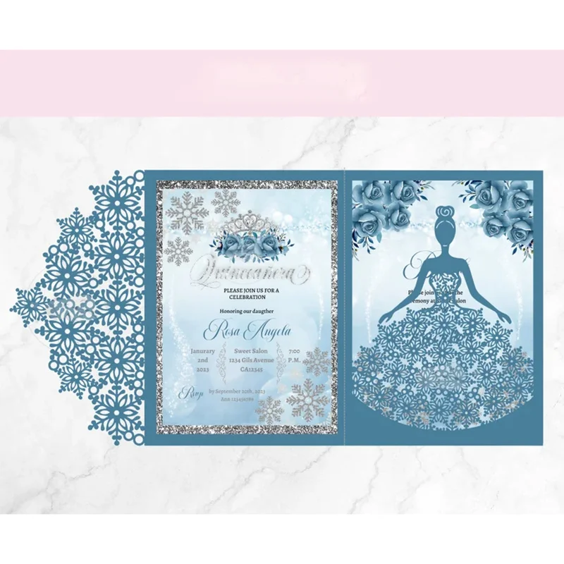 Metal Cutting Dies Cut Die Winter Wedding Bride Craft Decoration Scrapbook Paper Craft Knife Mould Blade Punch Stencil Die