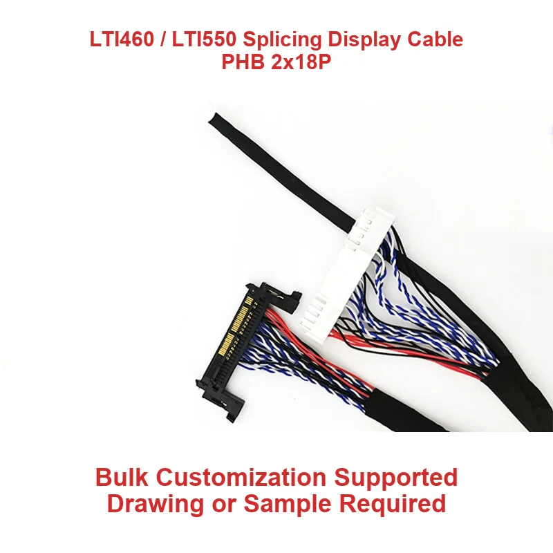 PHB 2x18P High-Resolution LVDS Display Cable for Samsung LTI460 LTI550 LCD Video Wall Processor