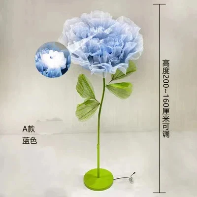 Seidenblume mit automatischer Öffnungs- und Schließfunktion, mechanische Kunstblumen für Hochzeiten, Veranstaltungen, Bühnen, Fensterdekoration, Weihnachtsfeiern und Heimdekoration. – Detail 17