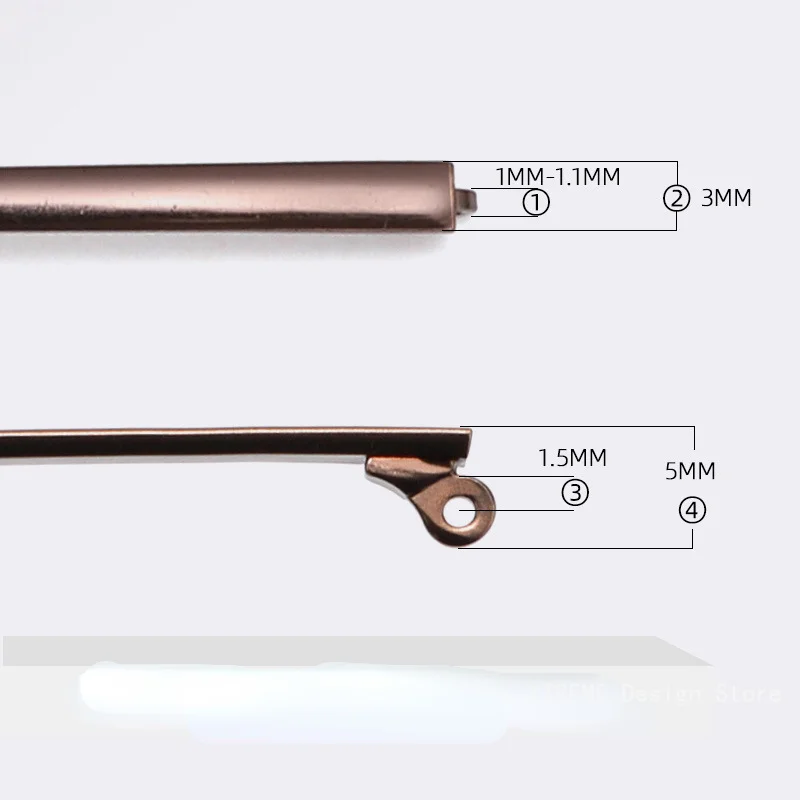 Metal Óculos Templo Braço, Óculos Substituição Perna, Óculos Acessórios, Espetáculo Frame Repair Tool, 1 Par