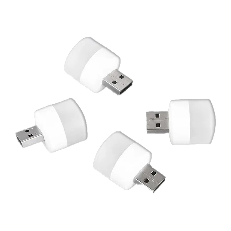 Mini veilleuse USB portable créative, protection des yeux pour chambre à coucher, LED 5V, ordinateur, alimentation mobile, prise de charge, lampe