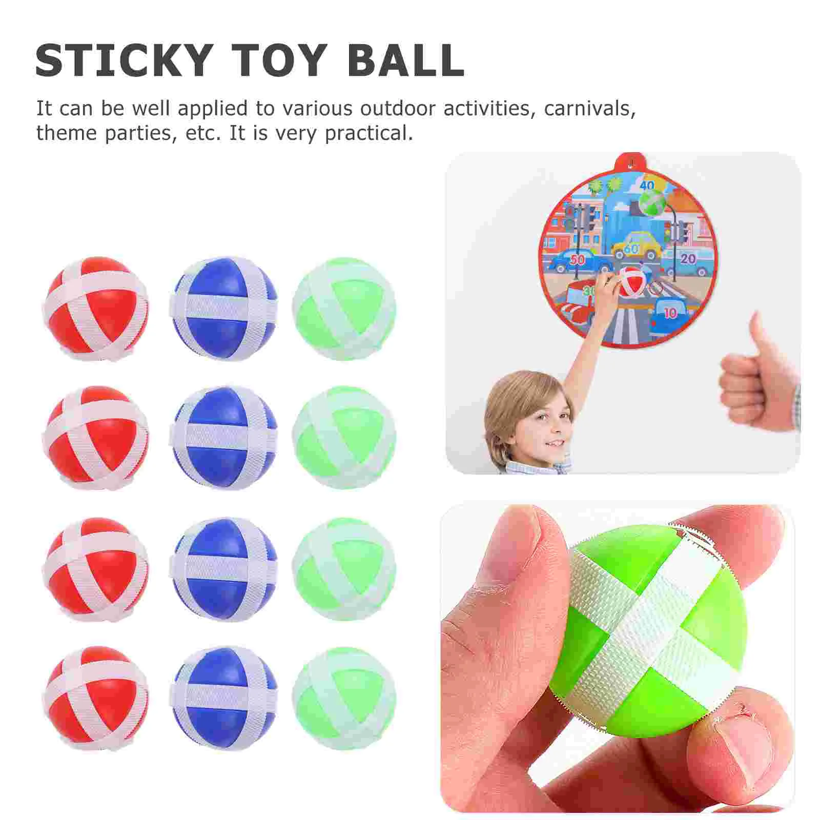 25 Pcs Board Balls Sticky Toy Toys Parenthood Interactive for Plastic Family Game