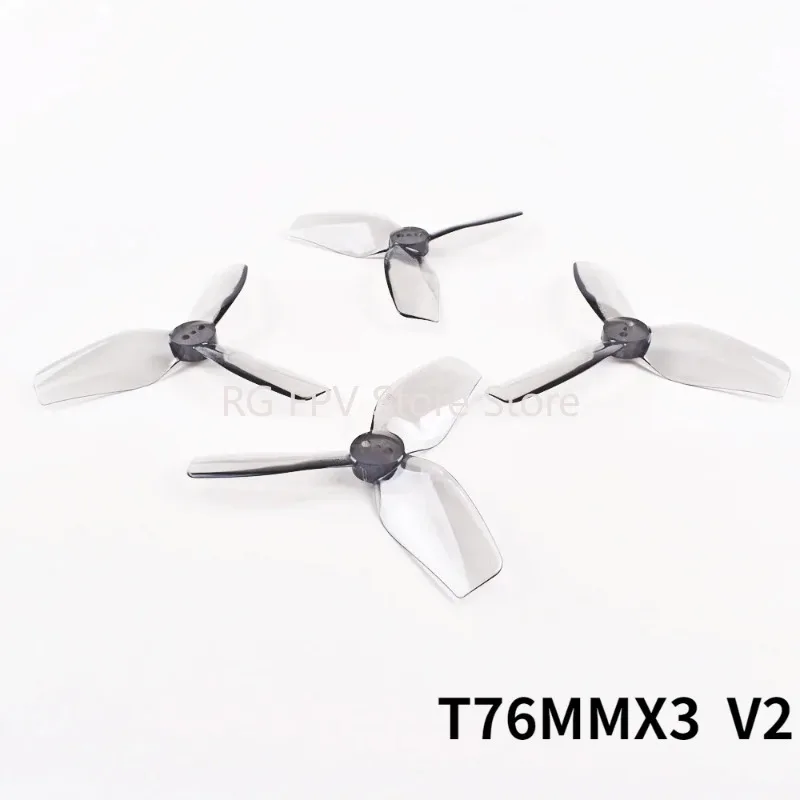 20/10/6Pairs HQProp T76 3inch Propeller CT30 CineBot Props T76MMX3/T76MMX3 V2 3-Blade 76mm For RC DIY FPV Racing Drone CineWhoop