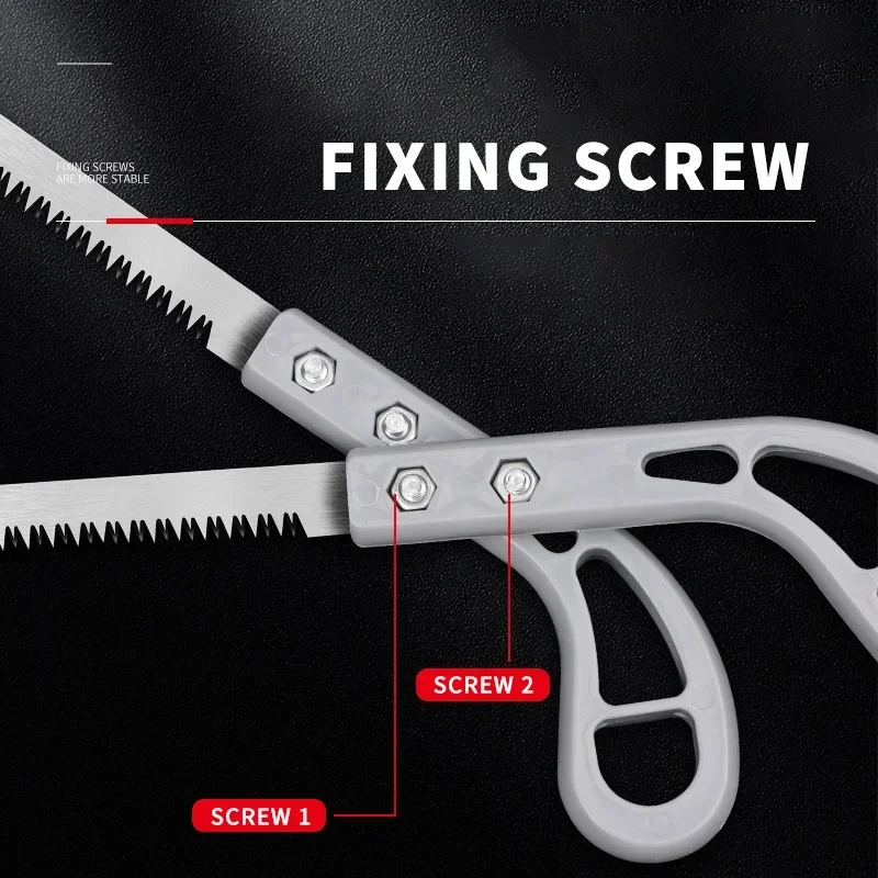 Abnehmbare Hühnerschwanzsäge, Garten- und Gartensäge, Baumfällung, schnelles Schneiden, arbeitssparende Schwalbenschwanzsäge für die Holzbearbeitung