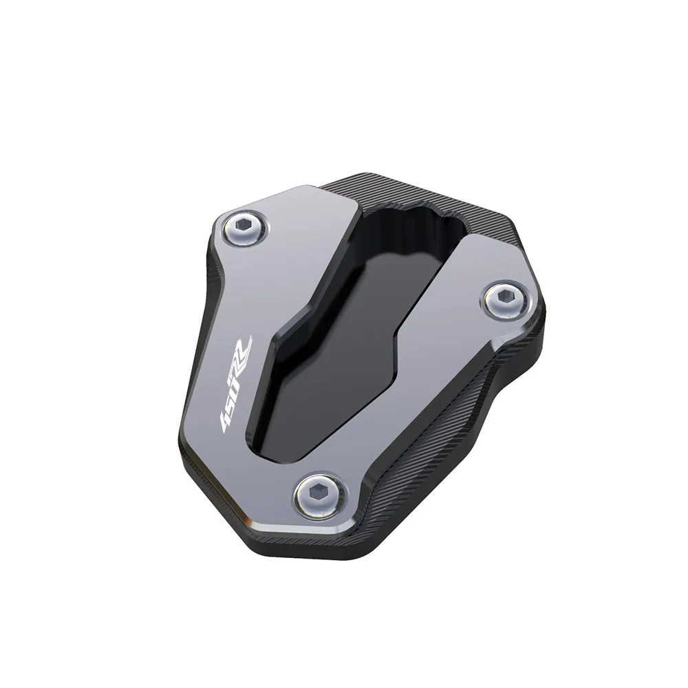 Acessórios da motocicleta suporte de alumínio pé suporte lateral extensão almofada placa ampliar para kove 450rr 450 rr 450 rr450