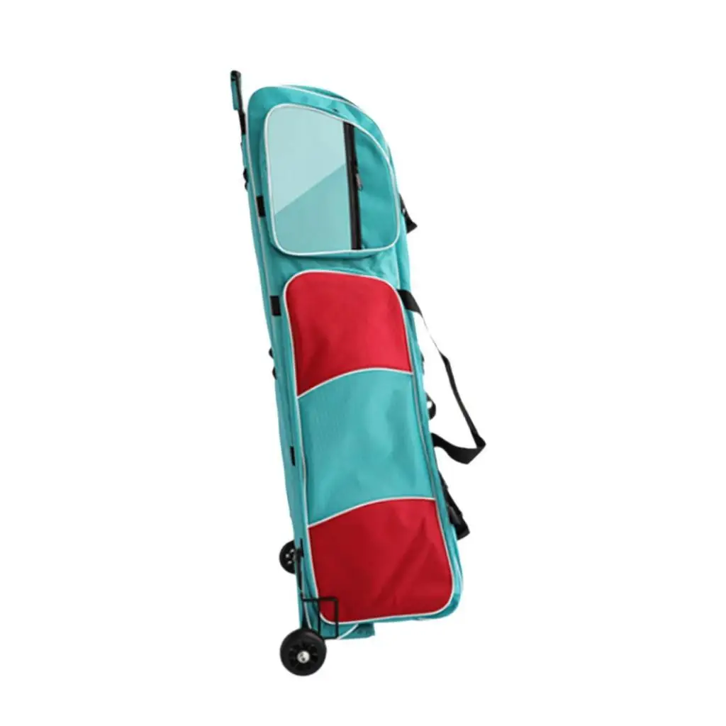 Fencing Wheel Bag Rolling Fencing Bag with Wheels Large Capacity Portable Equipment Draw Bar Bag for Fencers Fencing Training