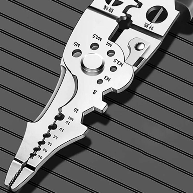 2025 Multifunctional Wire Crimper Pliers Cable Cutter Adjustable Automatic Electrical Wire Stripper Stripping Terminal Hand Tool