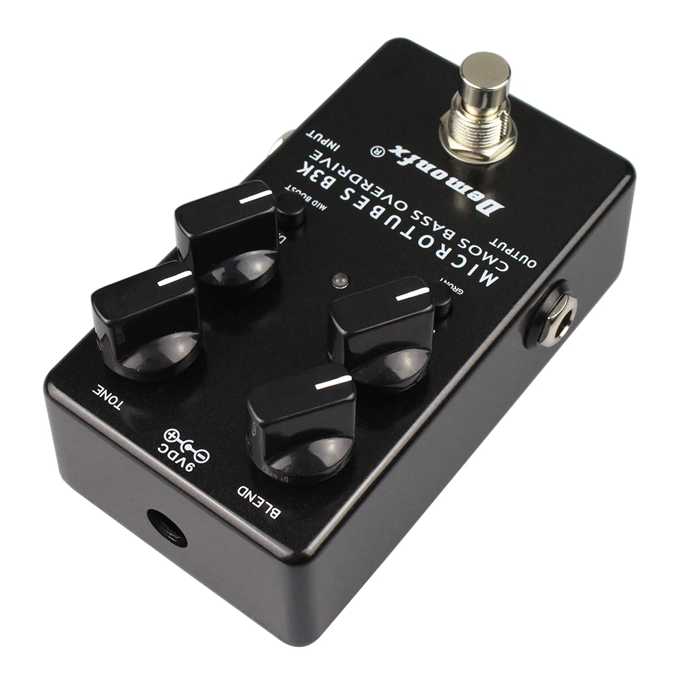 Demonfx-Micromotube B3K V2 Bass Effect Overdrive Pedal, New