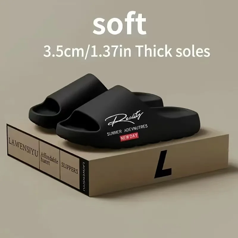 

Кокосовые тапочки для мужчин, летние, на толстой подошве, противоскользящие, износостойкие, бесшумные и модные парные тапочки для ванной комнаты