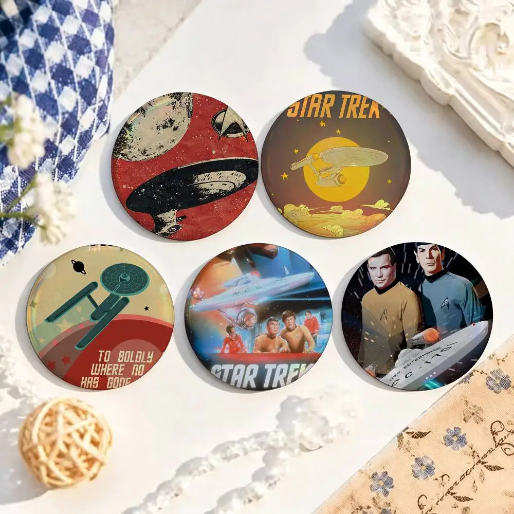 TV S-Star T-Trek Cool  25mm 32mm 44mm 58mm Anime Badges Brooches DIY Pins Decorations Birthday Gifts