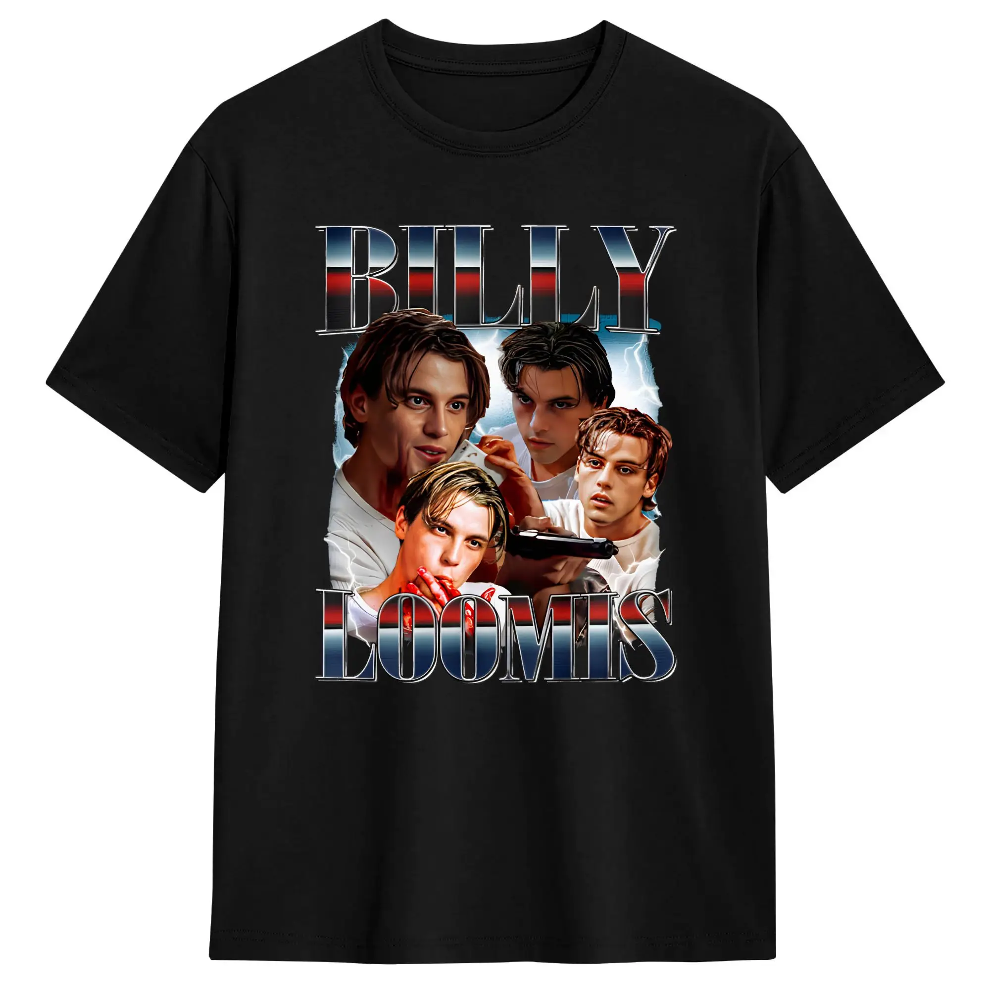 Billy Loomis  Pure Cotton T-Shirt For Couple Summer ScreamMovie Streetwear T Shirts Comfortable Novelty Tee Shirt Clothing