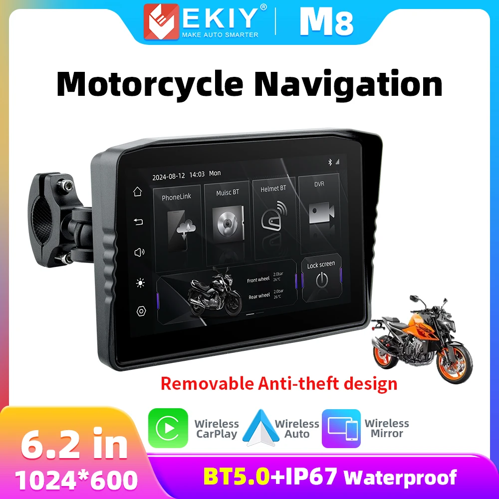 EKIY 6,25-Π΄ΡΠΉΠΌΠΎΠ²ΡΠΉ ΠΏΠΎΡΡΠ°ΡΠΈΠ²Π½ΡΠΉ GPS-Π½Π°Π²ΠΈΠ³Π°ΡΠΎΡ Π΄Π»Ρ ΠΌΠΎΡΠΎΡΠΈΠΊΠ»Π°, Π±Π΅ΡΠΏΡΠΎΠ²ΠΎΠ΄Π½ΠΎΠΉ CarPlay Android Auto Ρ Bluetooth Ipx6, Π²ΠΎΠ΄ΠΎΠ½Π΅ΠΏΡΠΎΠ½ΠΈΡΠ°Π΅ΠΌΡΠΉ HD IPS EKIY 6,25-Π΄ΡΠΉΠΌΠΎΠ²ΡΠΉ ΠΏΠΎΡΡΠ°ΡΠΈΠ²Π½ΡΠΉ GPS-Π½Π°Π²ΠΈΠ³Π°ΡΠΎΡ Π΄Π»Ρ ΠΌΠΎΡΠΎΡΠΈΠΊΠ»Π°, Π±Π΅ΡΠΏΡΠΎΠ²ΠΎΠ΄Π½ΠΎΠΉ CarPlay Android Auto Ρ Bluetooth Ipx6, Π²ΠΎΠ΄ΠΎΠ½Π΅ΠΏΡΠΎΠ½ΠΈΡΠ°Π΅ΠΌΡΠΉ HD IPS