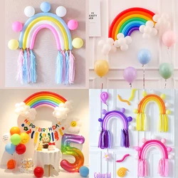 30-41pcs DIY Magic Rainbow Balloon Set For Christmas Birthday Party Decoration Wedding Baby Shower Supplies Balloons Kids Gift