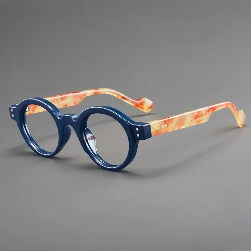 Lunettes de presbytie rétro pour hommes et femmes, en résine, degré de presbytie, verre, petit cadre rond, visage Hawksbill, tortue, lunettes de lecture