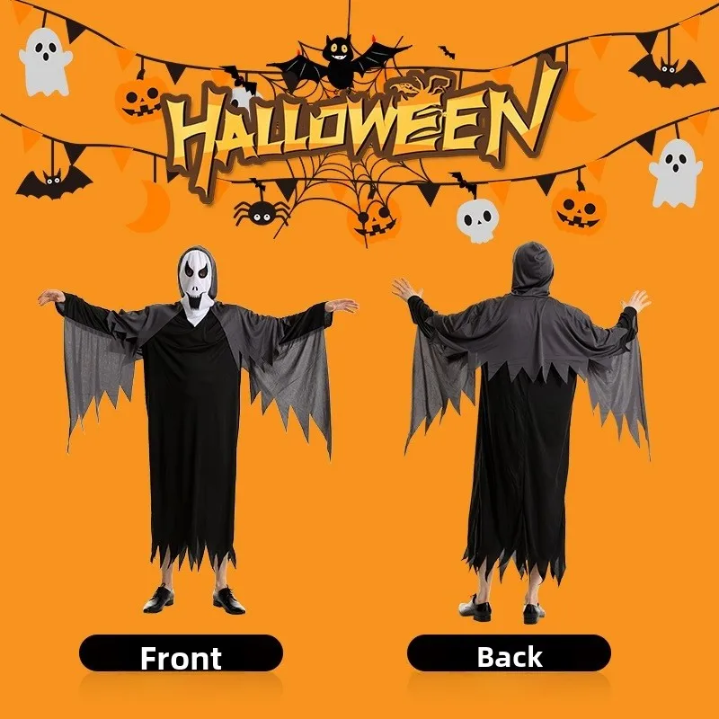 loween Death God Costume spaventoso Terrore Film Par Outfit Costume horror Abbigliamento tradizionale da donna Spettacolo teatrale