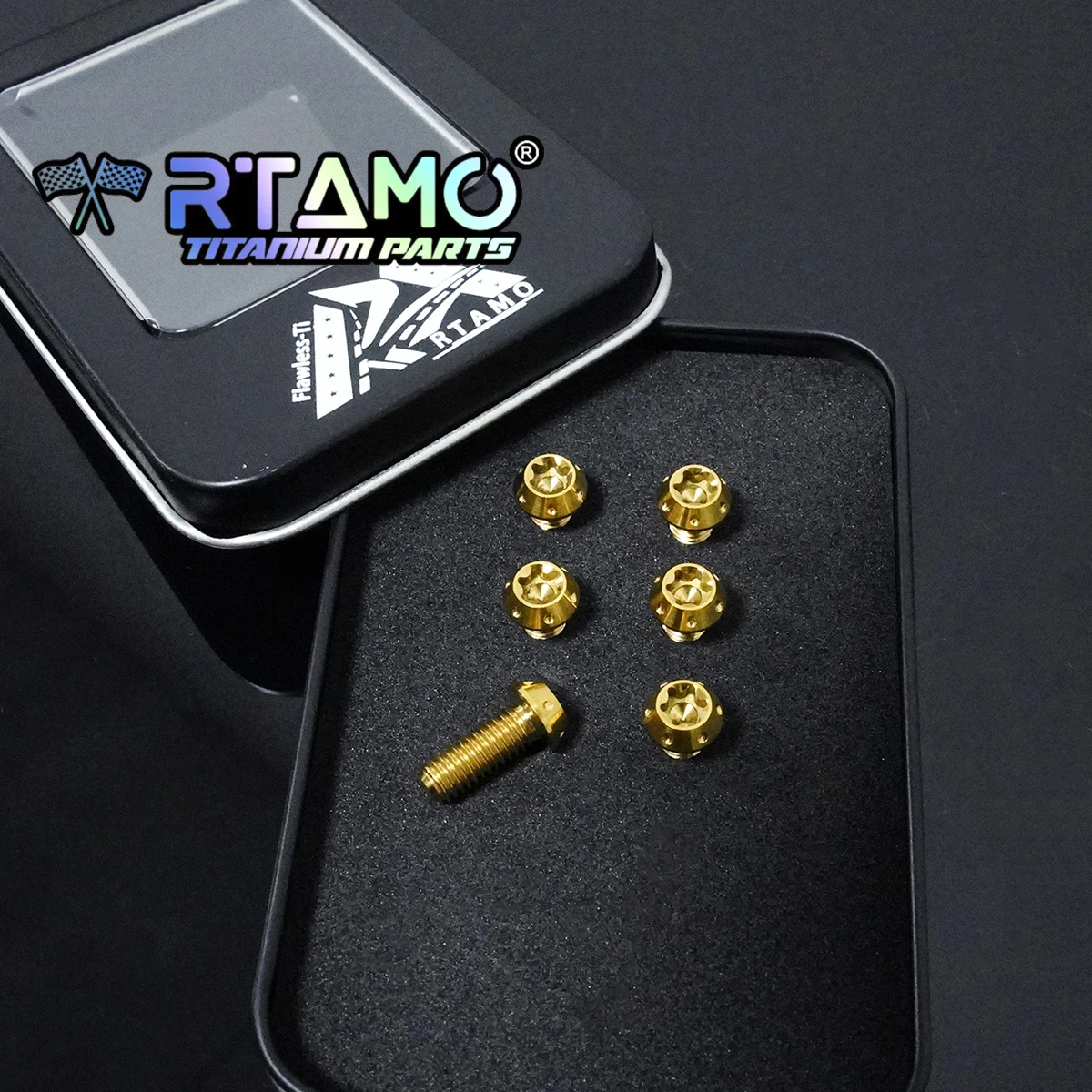 RTAMO Gr5 Titanium Steering Wheel Base Screws M5X12/15/20mm for MoMo NARDI Car Modification Bolts view 5