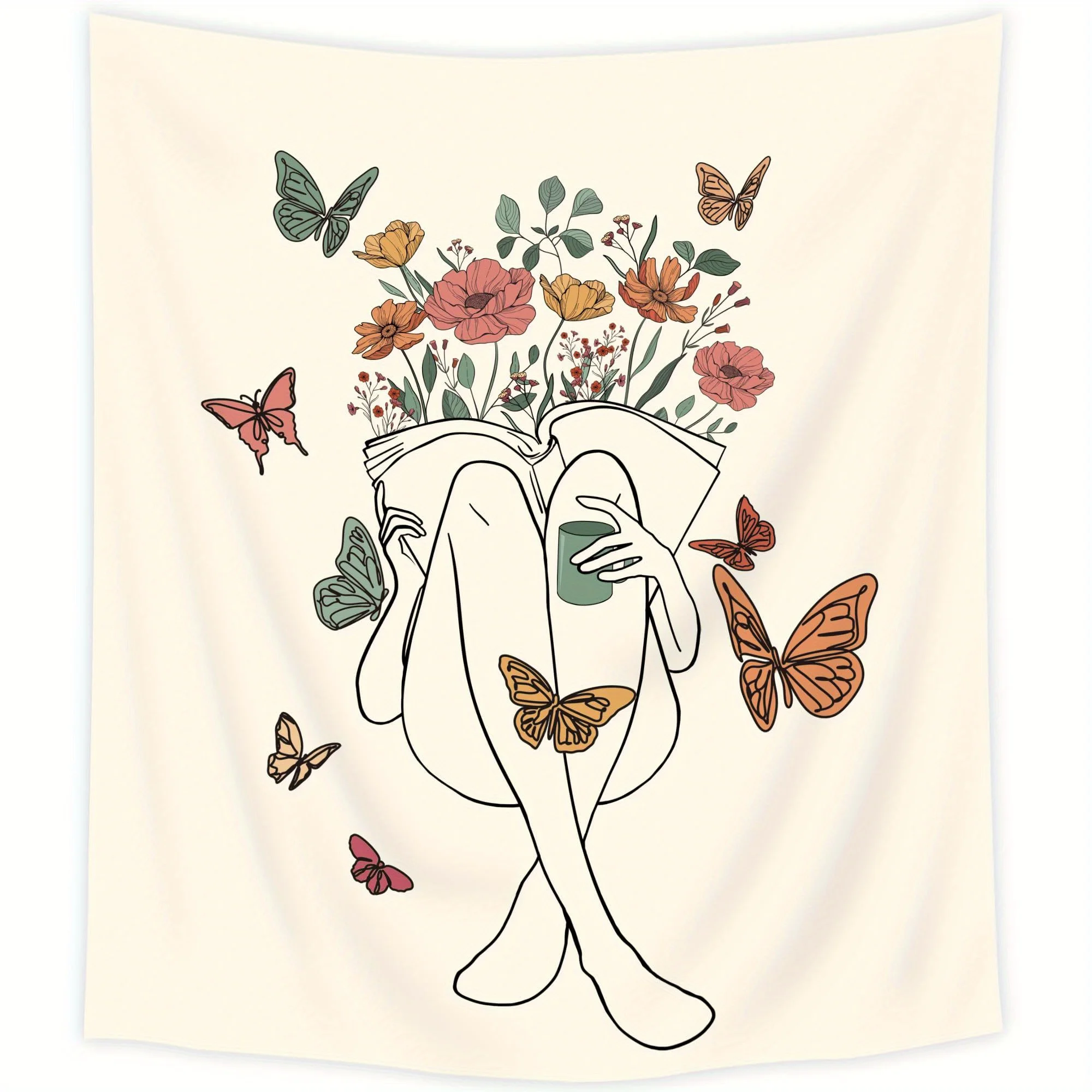 Enchanted Forest Guardian Tapestry - Ideal for Room Decor, Wall Art, and Nature-Inspired Backgrounds