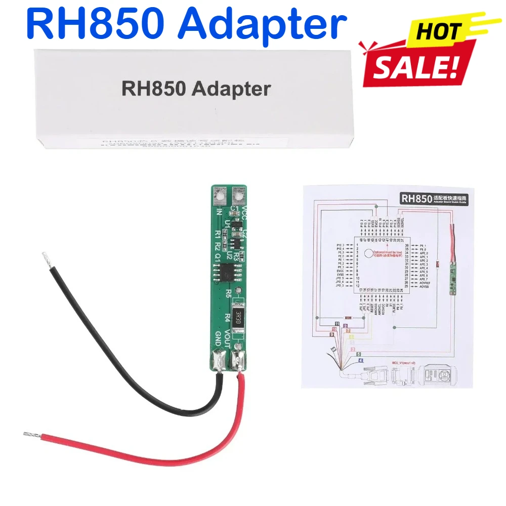RH850 Adapter Board for X-prog3 Programmer for Data Reading & Writing of Various RH850 Microcontrollers