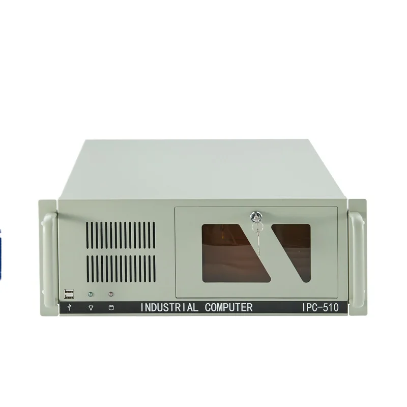 

4U industrial control chassis rack type 510 seven-slot ATX main board large power supply industrial computer server