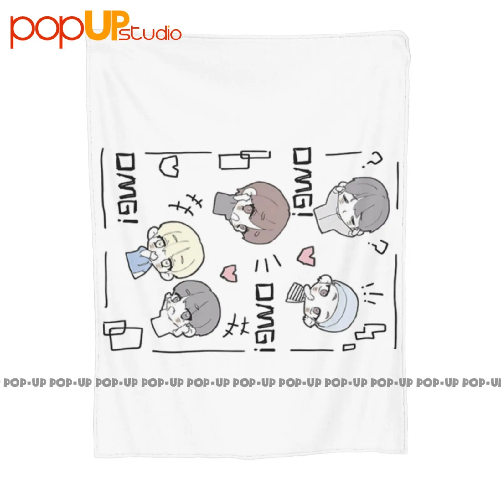 Txt Fanart Cute Members Temptation Sweat Ultra-Soft Blanket Quilt Winter Sofa Cover Bed Covers