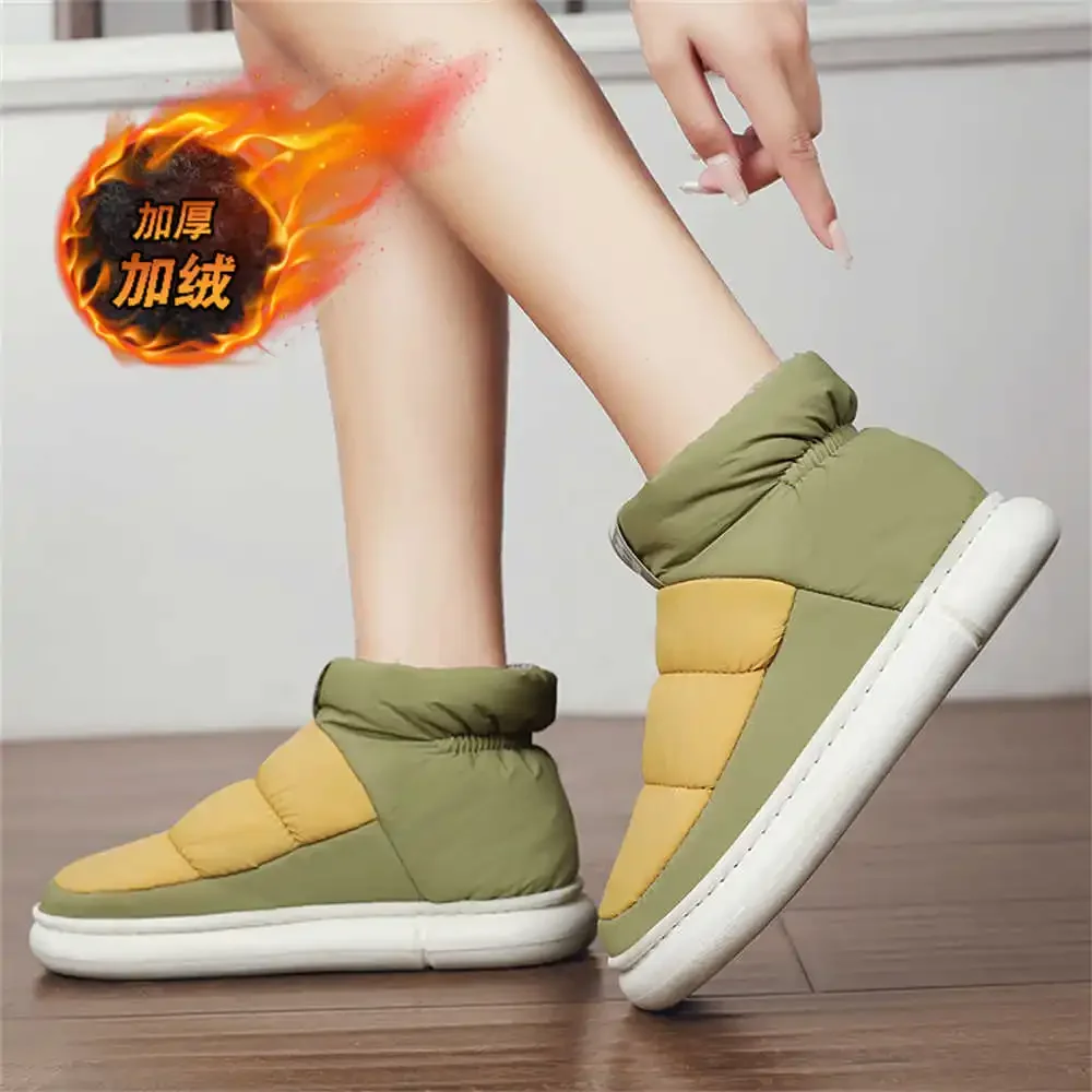 36-39 Small Size Women Female Child Boots Boot Due To Black Shoes High Tops Sneakers Sports 2024elegant Technology Lux