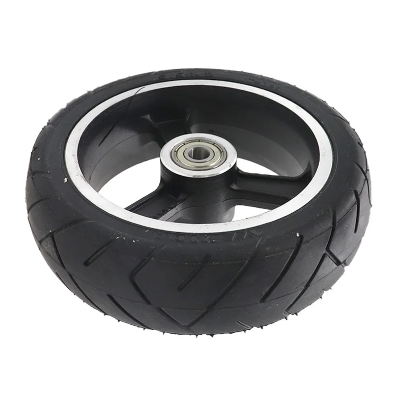 NEW 5.5 inch brushless and toothless wheel hub motor, solid tire 36V electric scooter brushless motor front rear motors+wheels