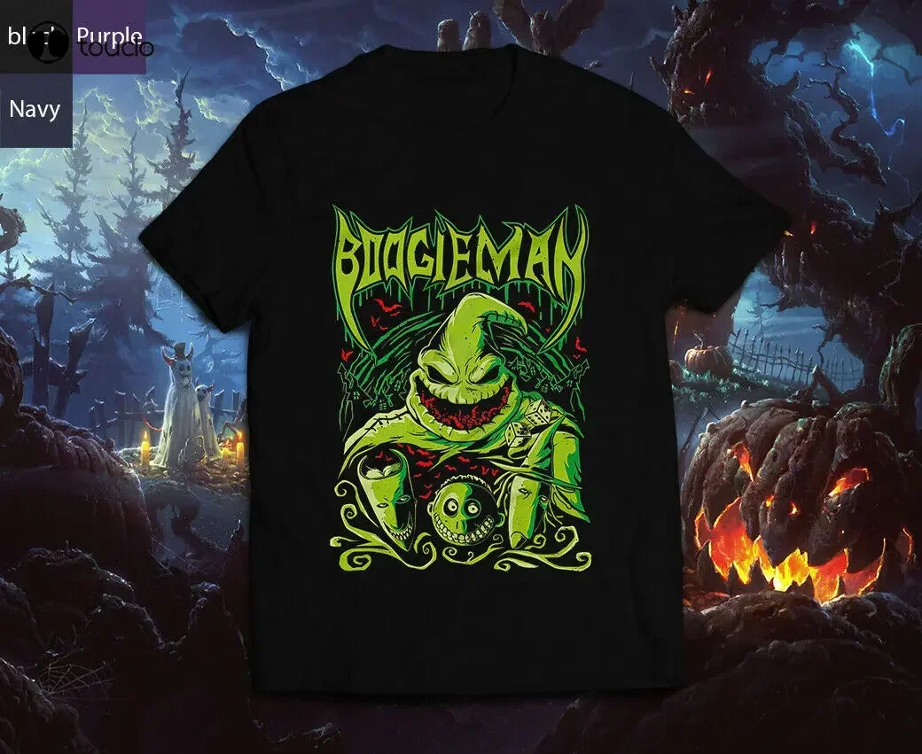 Oogie Boogie Halloween Nightmare Before Creepy Horror T Shirt Funny Shirts Custom Aldult Teen Unisex Tee Shirt