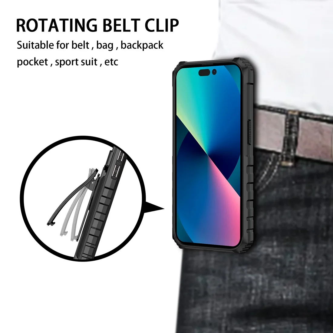 for Poco X5 Pro dual layers Shockproof Protective Cover, Belt Clip Kickstand Case for Xiaomi Redmi Note 12 Pro 5G phone cases