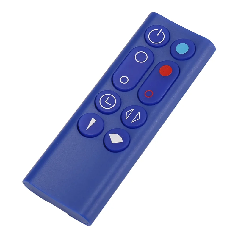 A01V-1 pièce purificateur d'air ventilateur sans feuilles télécommande en plastique télécommande adapté pour Dyson AM09 HP00 HP01 bleu
