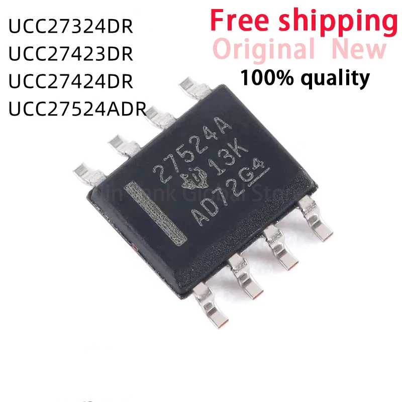 10pcs 100% new imported original UCC27324DR 27324 UCC27423DR 27423 UCC27424DR 27424 UCC27524ADR 27524A SOP-8 Driver