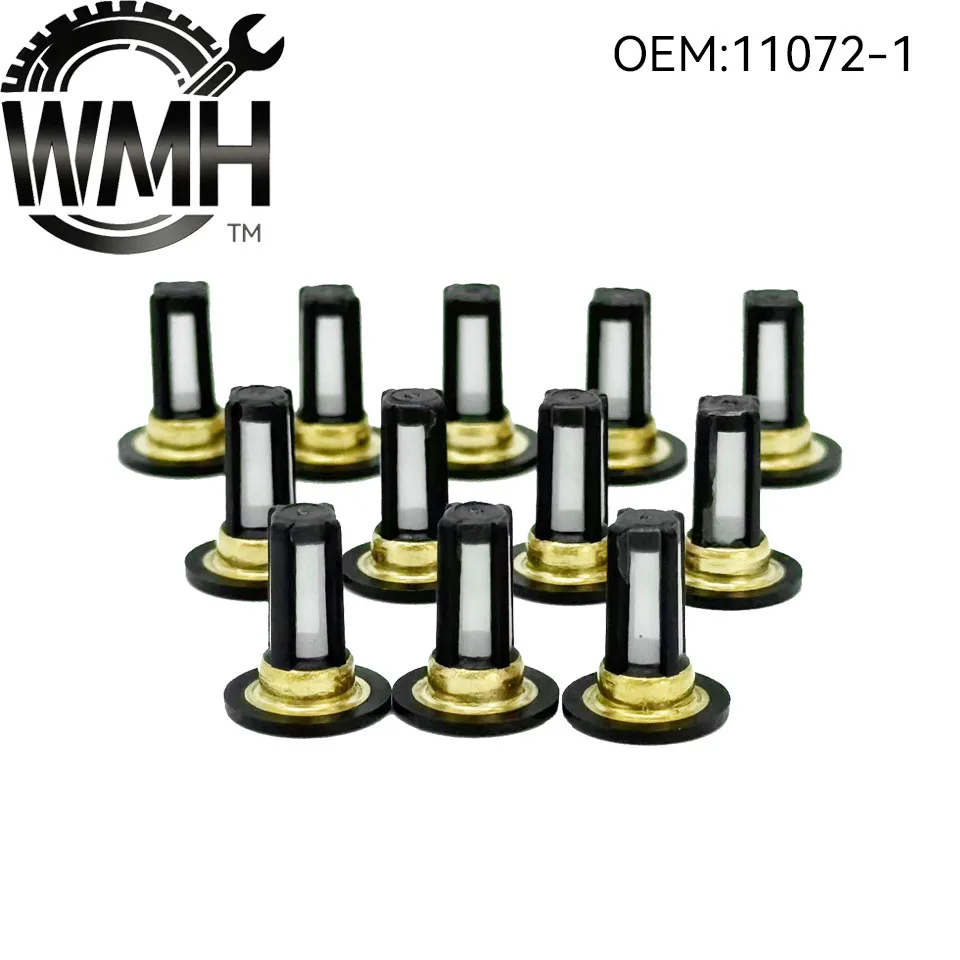 

50 шт. универсальных микрофильтров для топливных форсунок 11072-1 1006A, размер 12,7*6*10,4 мм, для автомобилей Civic, Accord, Audi, автоаксессуары