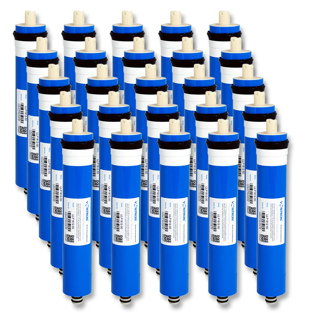 

Wholesale 50gpd RO Membrane 25pcs ULP1812-50 Reverse Osmosis Membrane