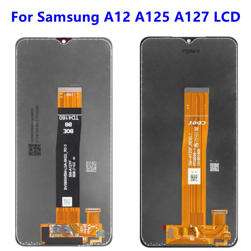 high quality For Samsung Galaxy A12 Nacho Screen Replacement A127F LCD A127 Display SM-A127M LCD Touch Kit