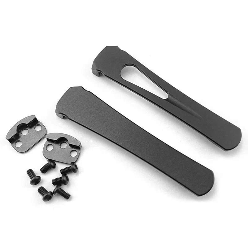 Con viti TI Coltello in titanio CNC Standard modulare V2 lavorato con clip per trasporto profondo per coltelli Emerson Griptillian 551 Benchmade