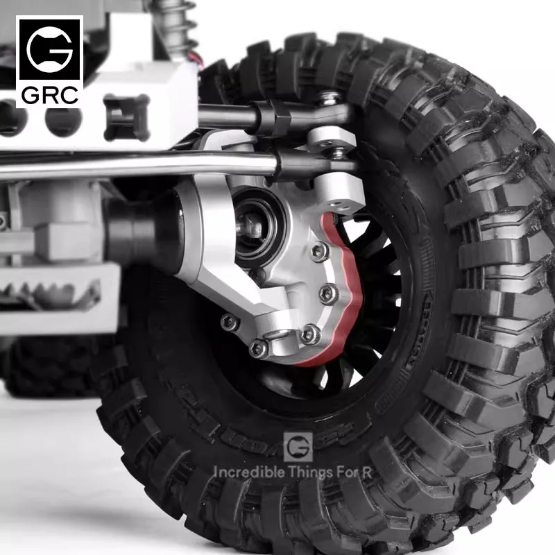 GRC Metal G2 Ackermann Kingpin Kit de actualización de buje C de dirección bajada para Traxxas Trx4 Rc accesorios de modificación de camión sobre orugas