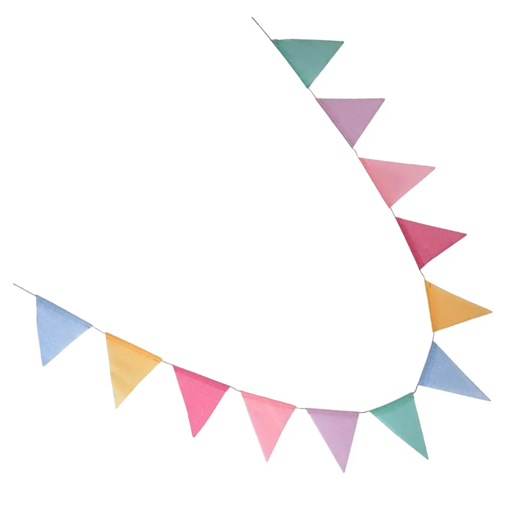 

Triangle Flags Banner Birthday Birthday 10M Hanging Pennant Banner Classroom Graduation